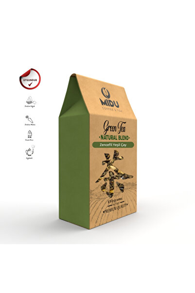 MİDU COFFEE & TEA Ginger Green Tea 250 Gr.
