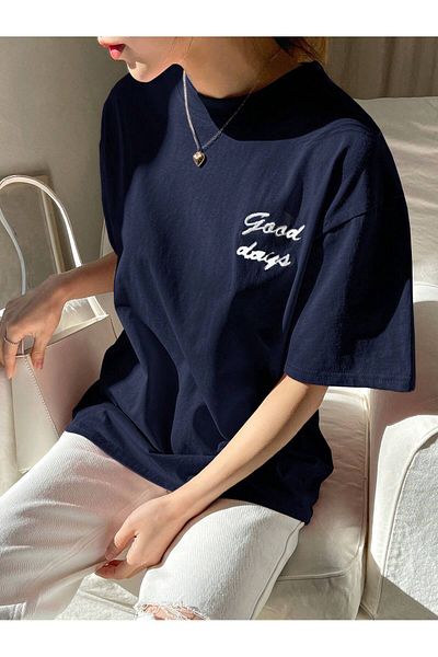 uyguntarz Μπλουζάκι Unisex Good Days με εμπριμέ σχέδιο