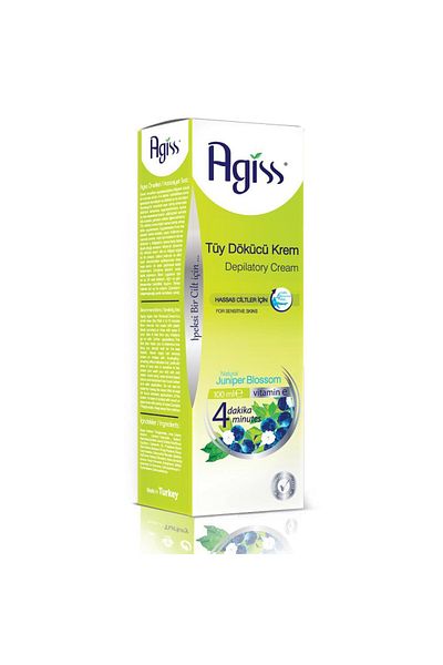 AGISS 100 ml Cream Hair Remover - Sensitive Skin
