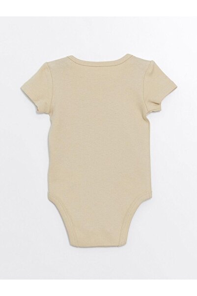 LC Waikiki Bisiklet Yaka Basic Erkek Bebek Çıtçıtlı Body 2'li (S4)