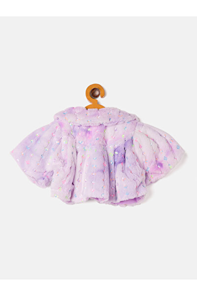 Stylo Bug By Styli Embellished Faux Fur Finish Shrug