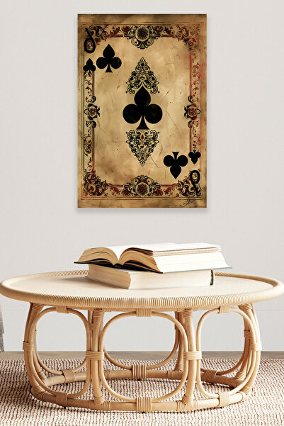 qoeuyl boutique Τραπέζι με θέμα τα παιχνίδια Νο: 8 Retro Vintage 18x27 MDF Ξύ...