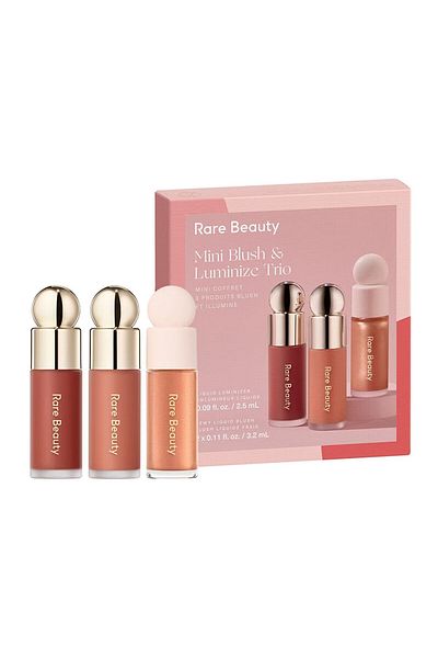 Rare Beauty Mini Blush & Luminize Trio