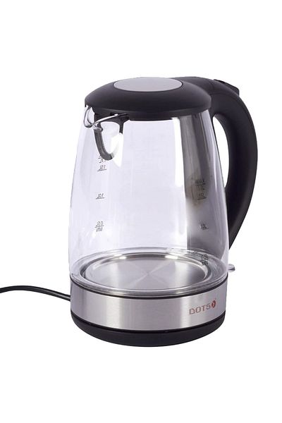 DOTS Electric Kettle 2000Watt 1.7Litre - Silver