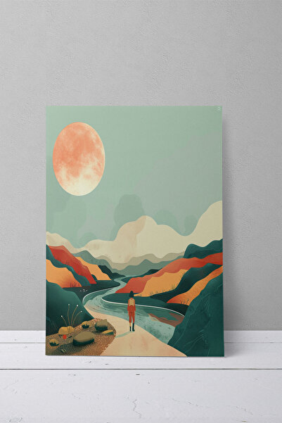 qoeuyl boutique Bohemian Nature Θέμα Νο: 17 Retro Vintage 18x27 MDF Ξύλινη αφ...