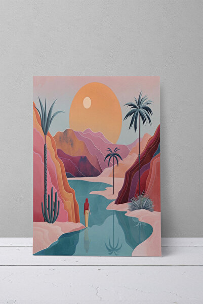 qoeuyl boutique Bohemian Nature Θέμα Νο: 21 Retro Vintage 18x27 MDF Ξύλινη αφ...