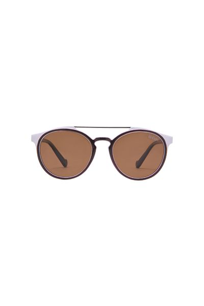 Lee Cooper Kids Round Polarised Sunglasses Brown Lens -  LCK109C03