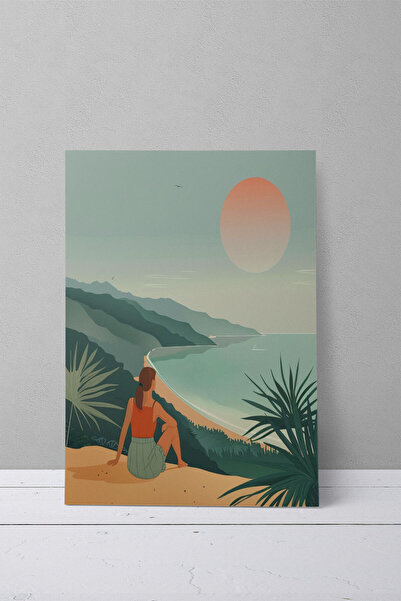 qoeuyl boutique Bohemian Nature Θέμα Νο: 12 Retro Vintage 18x27 MDF Ξύλινη αφ...