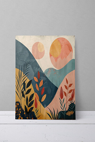 qoeuyl boutique Bohemian Nature Θέμα Νο: 11 Retro Vintage 18x27 MDF Ξύλινη αφ...