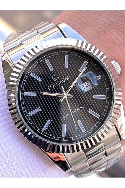 Coliseum Steel Cord Calendar Dial Boxed Series Men's Wristwatch Ft.Aas.I006