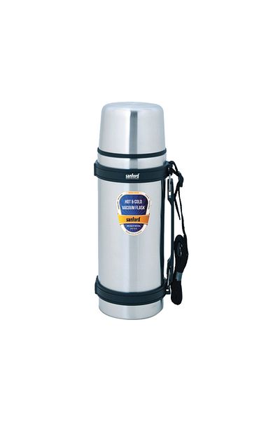 Sanford Vacuum Flask 1L 24 Hours Hot or Cold SF1634SVF - Silver
