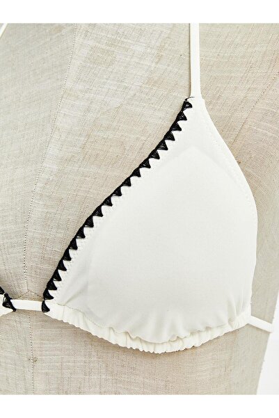 LC Waikiki BKN,MELAN  Nakışlı bikini üstü