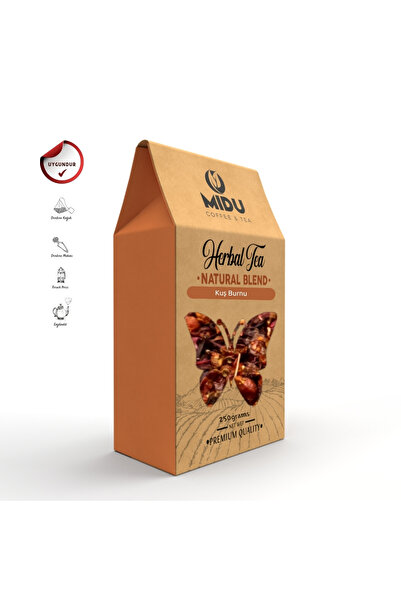 MİDU COFFEE & TEA شاي ثمر الورد - 250 جرام