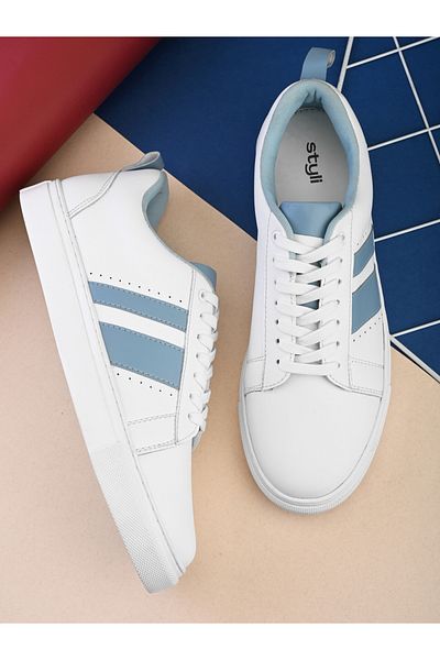 Styli Color Block Lace Up Sneakers