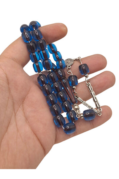 Han Ticarethane كبسولة قطع الأزرق الخاص شرابة مسحوق العنبر مسبحة الصلاة