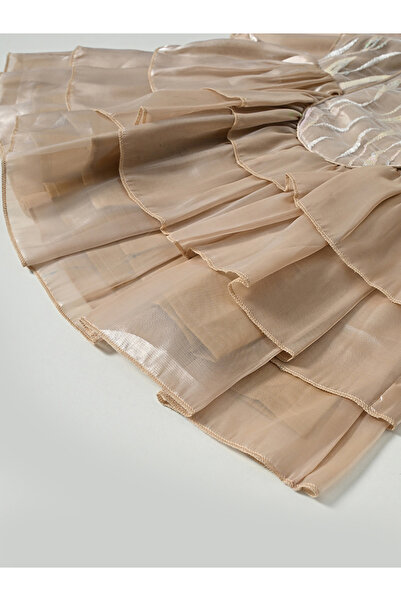 Bella Moda By Styli Sequined Layered Party Dress