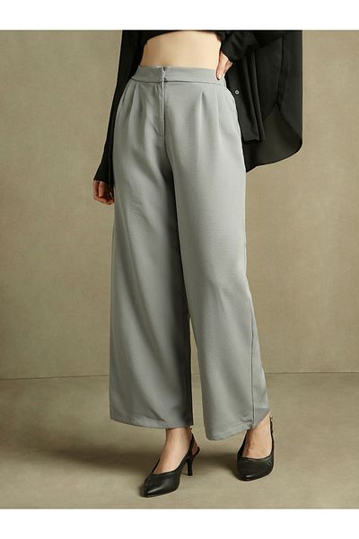 Dennis Lingo By Styli Mid Rise Straight Fit Trousers