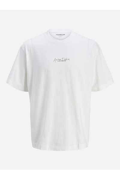 Jack & Jones Slogan Print Crew Neck T-Shirt
