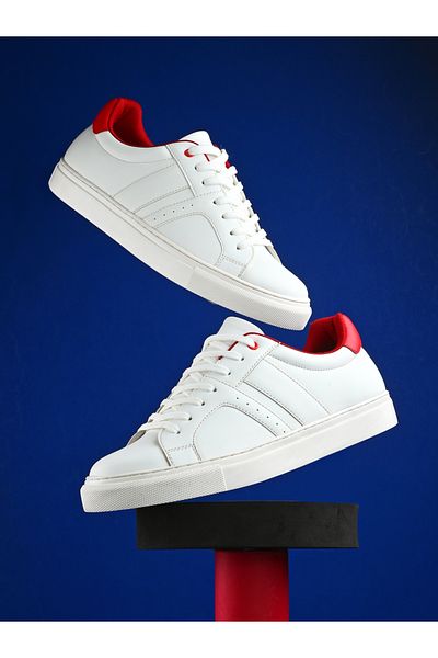 Styli Low Top Court Lace Up Shoes