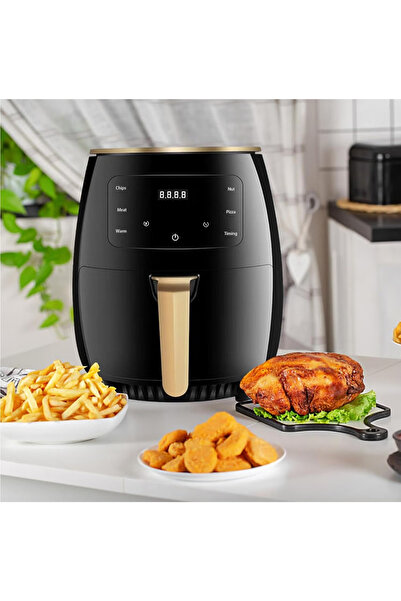 Gold Crest Extra large Capacity Air Fryer 6L 2400W Black