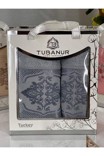 Zenila 2-Piece Bath and Hair Towel Set - Turkish Bath Set |   Soft, Fast Drying and Durable