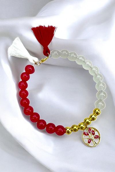 PETEK AKSESUAR Glass Beads Circle Bracelet