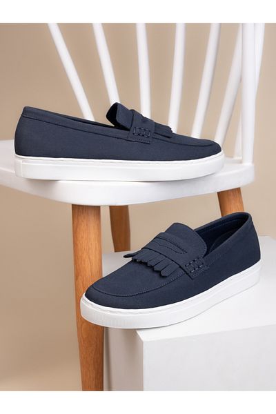 Styli Suede Look Fringe Detail Casual Shoes