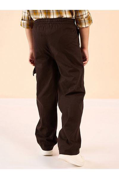 Stylo Bug By Styli Solid Drawstring Waist Cargo Pants