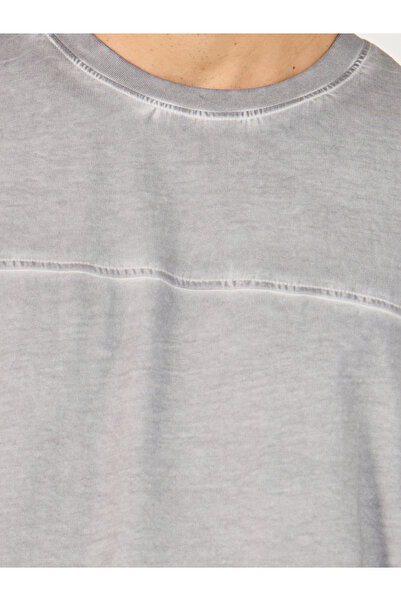 Styli Terry Acid Wash Round Neck T-Shirt and Shorts Co-Ords