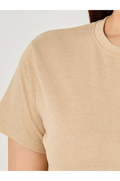 Styli Solid Round Neck T-Shirt and Pyjama Set