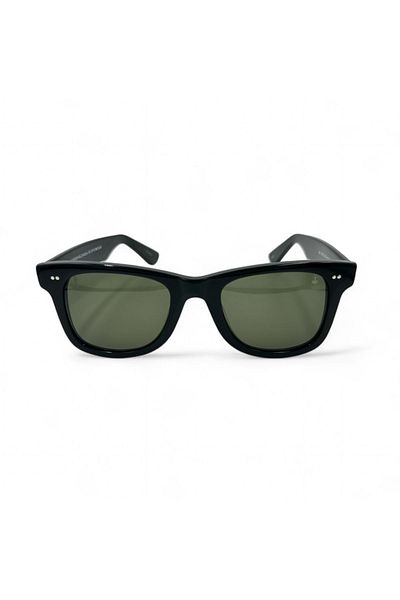 LONDON&LONDON Black Framed Rectangular Sunglasses