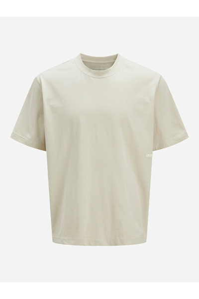 Jack & Jones تي شيرت سادة بقصّة عادية ورقبة دائرية