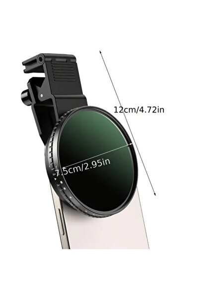 APEXEL 67 Mm Klipsli Cep Telefon Ve Dslr Kamera Lens Nd & Cpl Filtre Kiti