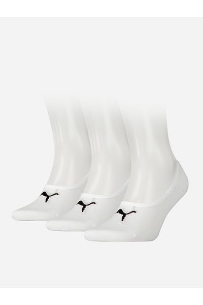 Puma Pack of 3 - Logo Detail Invisible Socks