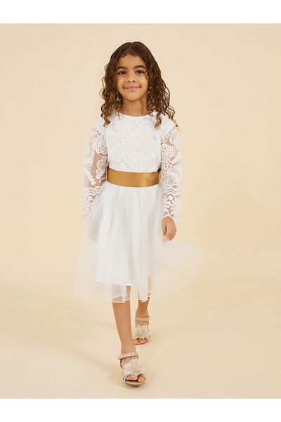 Styli lace party dress