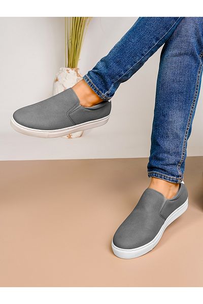 Styli Solid Slip On Double Padded Casual Shoes