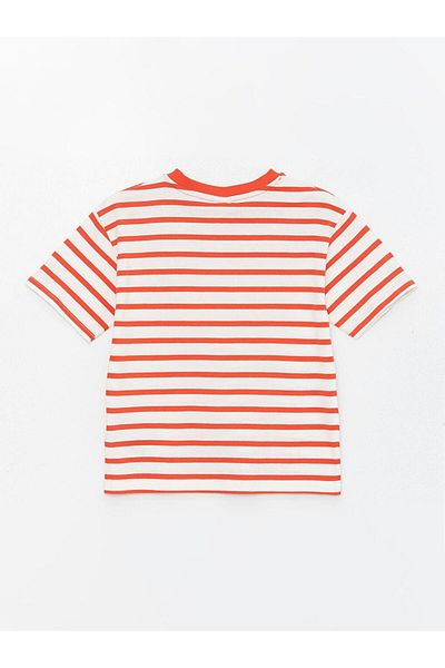 LC Waikiki Boy - Crew Neck Striped Short Sleeve T-Shirt