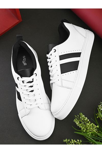 Styli Color Block Lace Up Sneakers