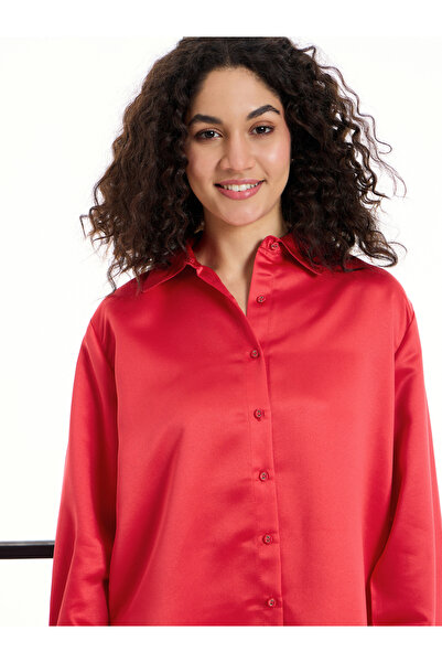Sassafras By Styli Satin Lounge Shirt and Pants Set