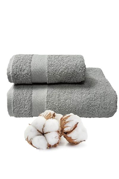 Hepsine Rakip Women's / Men's Bath and Head Towel Hammam Set 100% Cotton Bath Towel Set