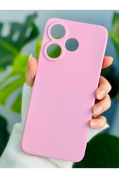 Go Aksesuar حافظة سيليكون مرنة متوافقة مع هاتف Redmi 13