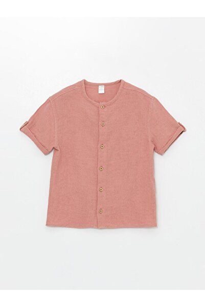 LC Waikiki Crew Neck Short Sleeve Basic Baby Boy Shirt and Shorts 2-Piece Set (S4)