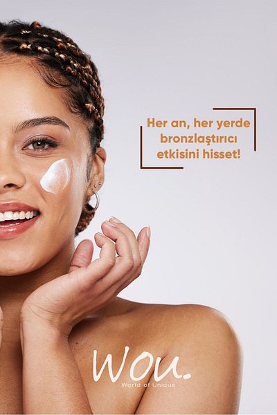 WOU World of Unique Sunless Bronzing and Moisturizing Cream 50Ml-Self Tanning