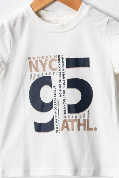 tinytrends Baby Boy & Child Holiday 3 Piece Jeans Tshirt Hooded Seasonal Jacket