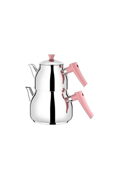 CENGİZ ÇEYİZ Viola Aile Damla Çelik Çaydanlık