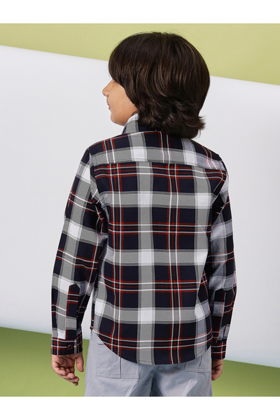 Stylo Bug By Styli Checked Roll-Up Sleeve Shirt