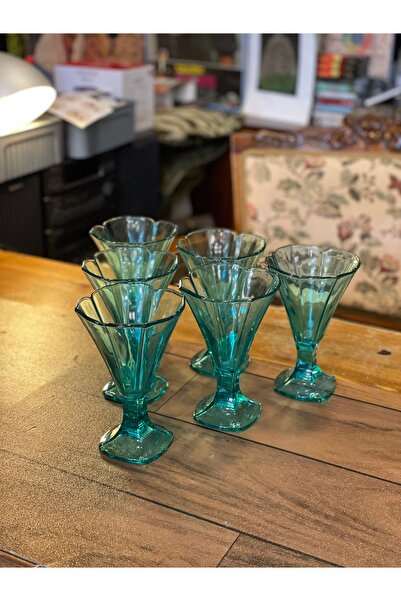 Çığır Antik 6 Adet Fransız Tatlı Bardağı