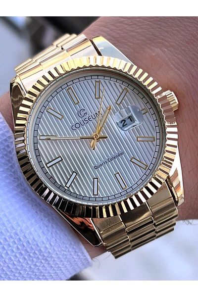 Coliseum Steel Cord Dial Wrist Watch with Calendar Ft.Aas.I013