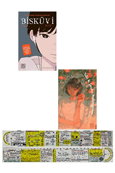 Destek Yayınları Bisküvi + Tabii Ki Senden Hoşlanıyorum 2 Kitap Set + Mat. Öğ...