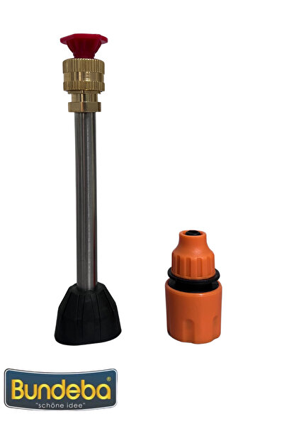 Bundeba En Yeni Akü Şarjlı Yüksek Basınçlı Oto Araba Bahçe Yıkama Ve Temizleme Tabancası Makinesi Kırmızı